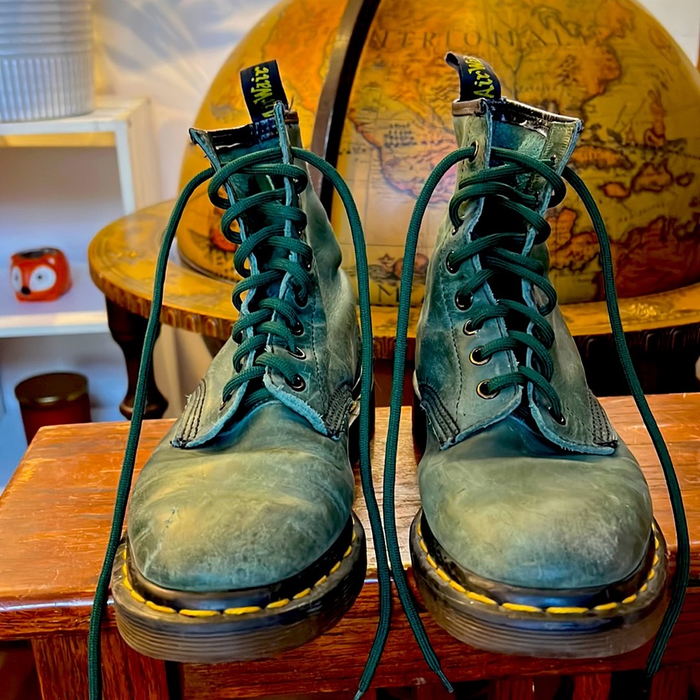 Green Original Doc Martens made in England